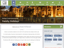 Tablet Screenshot of hotelhilltone.com